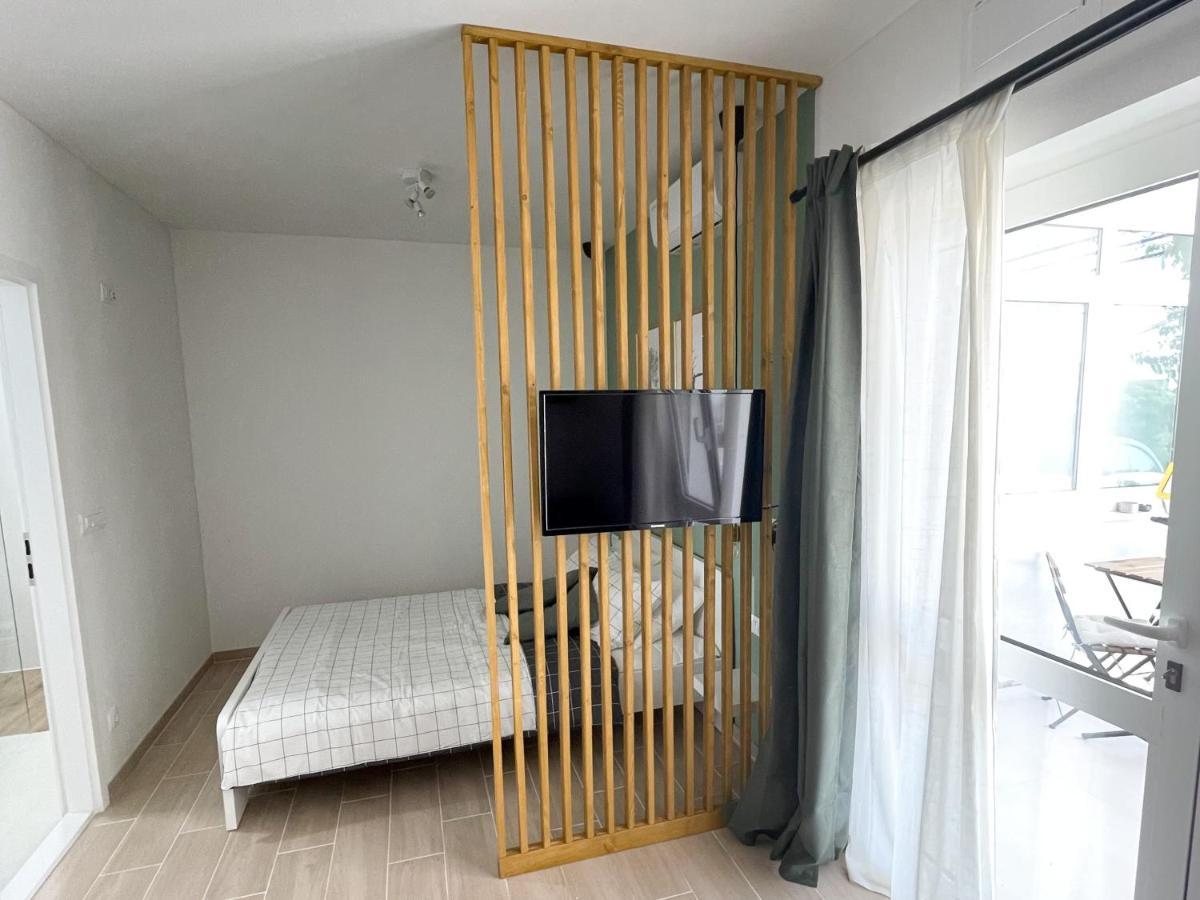 Modern Studio Overlooking Downtown Makarska Luaran gambar